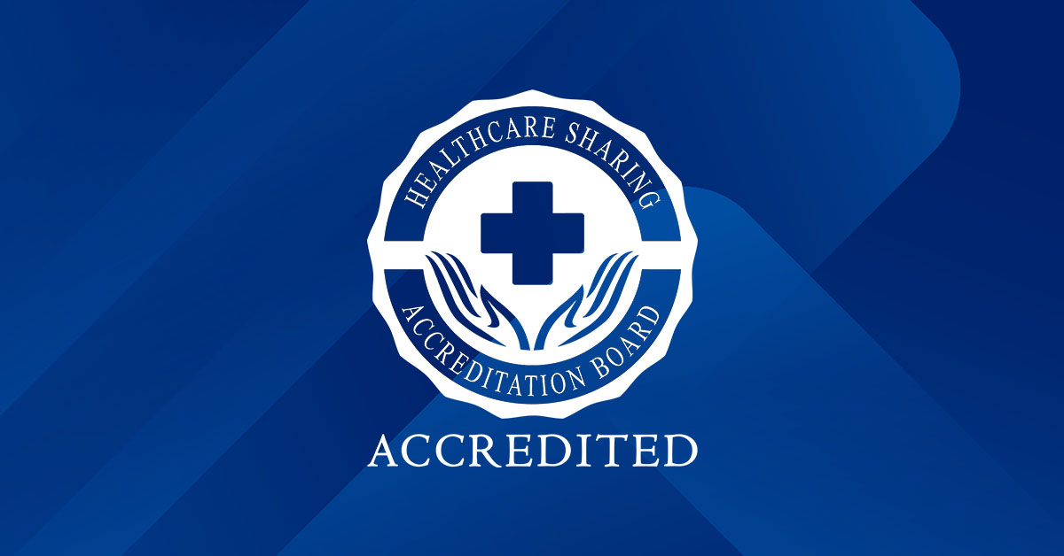 Healthcare Sharing Accreditation Board Accredited seal